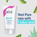 (Get 20% Extra) Veet Pure™ Hair Removal Cream 30g Sensitive Skin for Body & Legs, Freshest Smell with Aloe Vera Extract Leaves Skin Feeling Smooth, Moisturized & Visibly Glowing, Dermatologically Tested. 