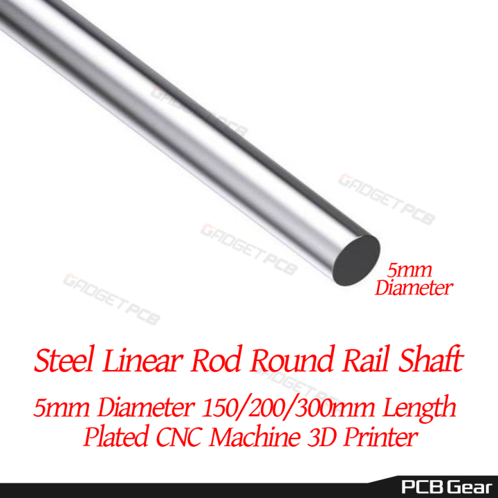 Linear%20Rod%20Round%20Rail%20Shaft%205mm%20Diameter%20150/200/300mm%20Length%205mm%20Rod%20Chrome%20Plated%20CNC%203D%20Printer%20-%20Image%204