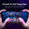 Touch Screen Finger Cots Luminous Sensitive For Gamer Gaming Fingertip Gloves Ultra-thin For Pubg Gaming Finger Sleeve. 