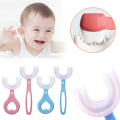 Baby Toothbrush Children 360 Degree U-shaped Child Toothbrush Teethers Soft Silicone Baby Brush Kids Teeth Oral Care Cleaning. 