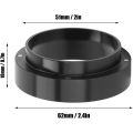 Espresso Dosing Funnel, Magnetic Ring Coffee Machine Accessories Brewing Coffee Tamper Powder Tool.
