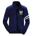 Blue Stylish Full Seleve Printed Jacket For Man.