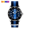 Skmei men watch fashion quartz casual waterproof nylon strap multiple Colour watch for men women 9133. 
