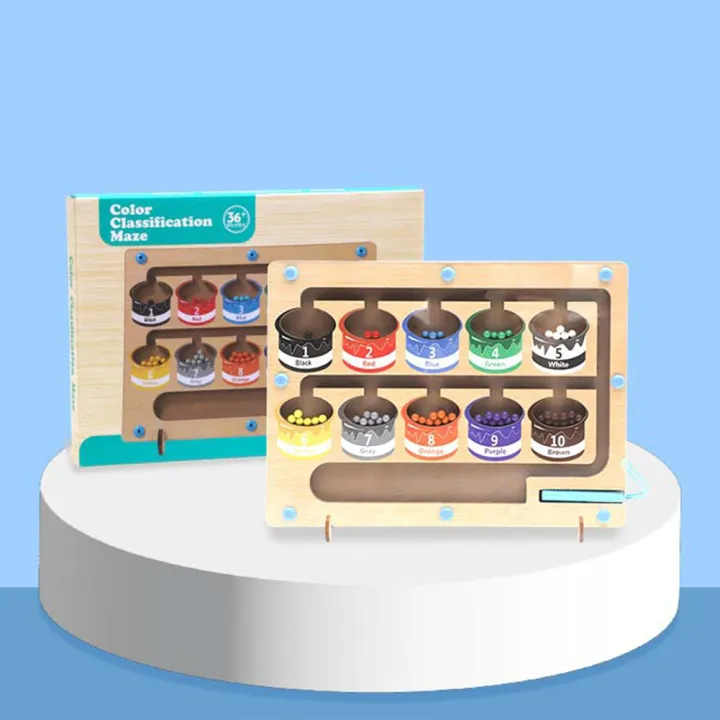 GC%20Magnetic%20Color%20Number%20Maze%20Wooden%20Color%20Matching%20Counting%20Puzzle%20Board%20Concentration%20Training%20Educational%20Toys%20-%20Image%209