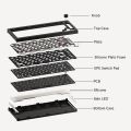 Akko 5075S VIA Kit 75% Custom Barebone Keyboard RGB Backlit 3/5-Pin Hotswap Mechanical Gaming Keyboard with Knob Gasket Mount.