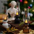 ECHIDNA Electronic Oil Lamp Creative 80s Retro LED Decorative Candle.