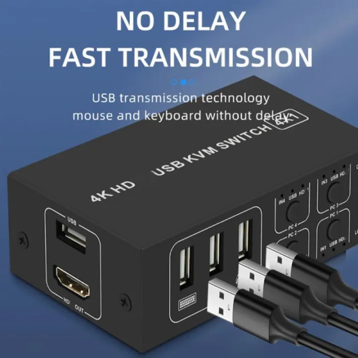 Multifunction%204K%20USB%20KVM%20Switch%20Box%204%20Ports%204K%20HDMI-%20USB%20KVM%20Switch%20Box%20Support%20PC%20Printer%20Wireless%20Keyboard%20Mouse%20Switcher-Style%202%20-%20Image%206