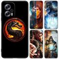 Game Mortal Kombat Black Case For Xiaomi 13T 12T Pro 12 11 Lite NE 11T Pro 5G Redmi 12 A1 A2 Plus 10A 10C 9A 9T 9C Cartoon Cover.