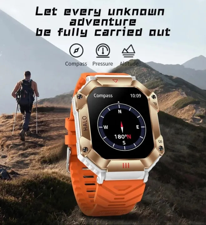 New%20Rugged%20And%20Durable%20Military%20Smart%20Watch%20Ip68%20Waterproof%202.0%20''%20HD%20Display%20Bluetooth%20Voice%20Smart%20Watch%20For%20Android%20IOS%20XIAOMI%20-%20Image%203