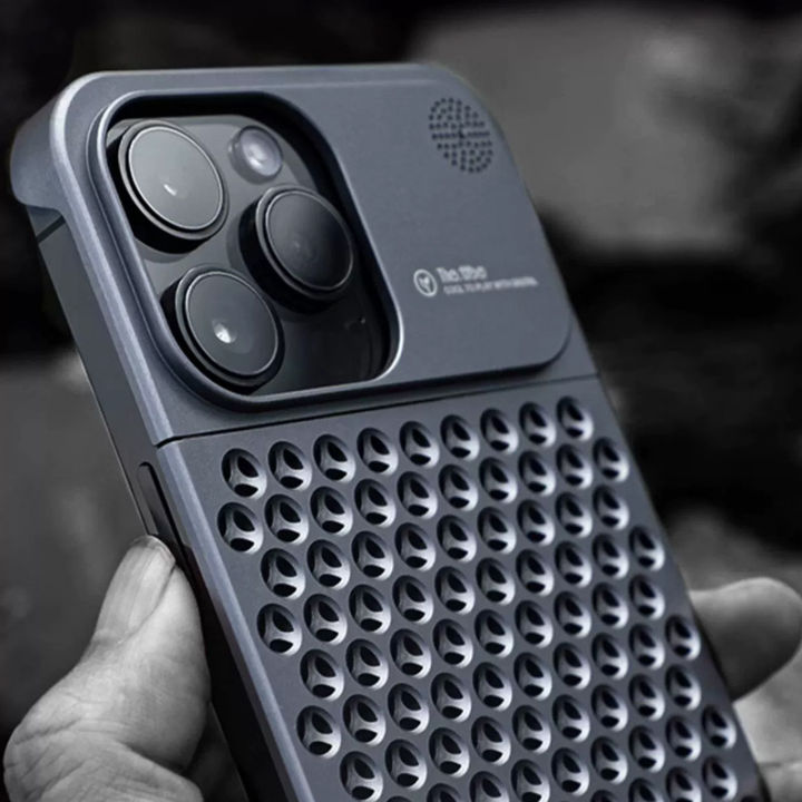 Applicable%20iPhone14pro%20Aromatherapy%20Phone%20Case%20iphone15%20Protective%20Cover%20Aluminum%20Alloy%20Drop-Resistant%20Cooling%20Apple%2012%20-%20Image%202