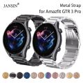 22MM Watch Band for Huami Amazfit GTR 4 3 Pro Bracelet Stainless Steel Metal Strap For Amazfit GTR4 GTR3 Wristband Accessories. 