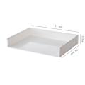Desktop File Storage Box Stationery A4 Paper Book Stand Table Cosmetics Office Partition Built-in Classification Storage Box Rack. 