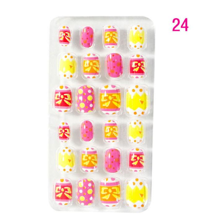 24PCS/box%20Children/adult%20Cartoon%20Candy%20Nails%20Full%20Coverage%20Self-adhesive%20Nail%20Polish%20Cute%20Girl%20Manicure%20Decoration%20CL02%20-%20Image%207