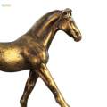 Zinc Alloy Horse Statue Decoration Chic Gift Figurines for Landscape Pavilion Festivals.