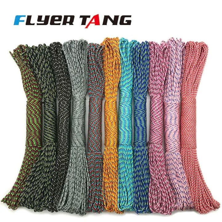 100 Colors Paracord 2mm 100 FT,50FT One Stand Cores Paracord Rope for Survival Parachute Cord Lanyard Tent Rope Hiking Camping