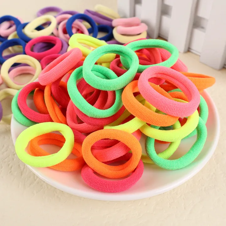 50/100/200Pcs%20Elastic%20Hair%20Bands%20Colorful%20Nylon%20Small%20Headband%20For%20Children%20Ponytail%20Holder%20Scrunchie%20Kids%20Hair%20Accessories%20-%20Image%203