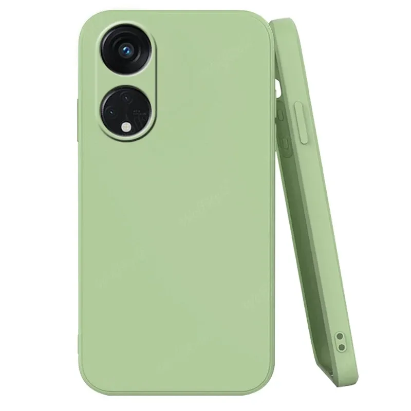 XINYEXIN Cover In Pelle Per Oppo A98 5G: Custodia Protettiva Ultrasottile Con Design Retrò | Antiurto, Antiscivolo, Colore Verde, Bumper Case Morbida