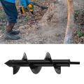 8*25cm Garden Auger Drill Bit Hole Dig g Attachment Replacement Yard Garden Planting Tool. 