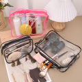 1/3pcs Transparent PVC Bags Travel Organizer Clear Makeup Bag Beautician Cosmetic Bag Beauty Case Toiletry Bags. 
