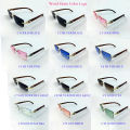 Custom Women Men New Wood Grain Color Buffalo Horn Shape Fashion Small Square Sun Shades Glasses Trendy Rimless Sunglasses 2021.