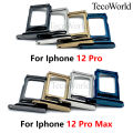 For iPhone 12/12 Mini, iPhone 12 Pro/12 Pro Max Single / Dual Nano Sim Card Tray Holder Sim Adaptor With Free Sim Ejector Pin Replacement Part.