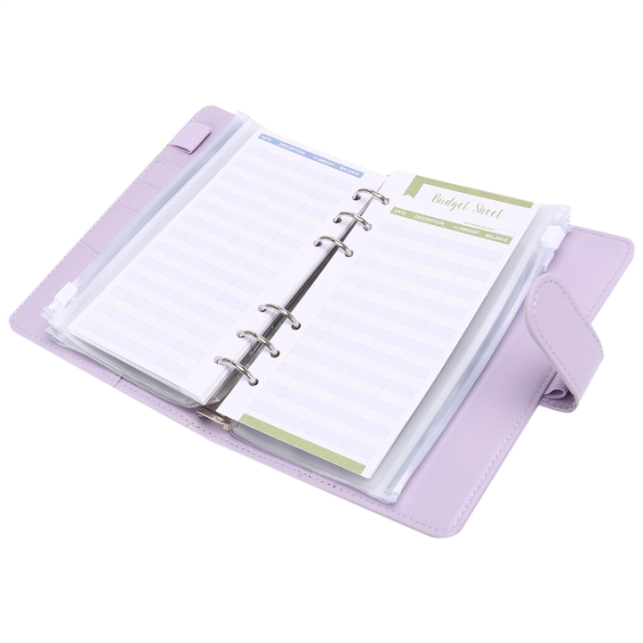 Cash%20Envelopes%20for%20Budgeting,A6%20Budget%20Binder,Binder%20Pockets,Expense%20Budget%20Sheets,Money%20Folder%20Wallet%20Organiser(Purple)%20-%20Image%202