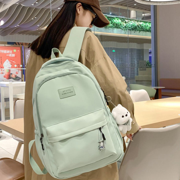 New Female Fashion Lady High Capacity Waterproof College Backpack Trendy Women Laptop School Bags Cute Girl Travel Book Bag Cool | Daraz.com.bd