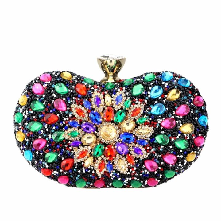 DG%20PEAFOWL%20Multi%20Color%20Partry%20Bags%20Crystal%20Women%20Evening%20Metal%20Clutches%20Bag%20Wedding%20Party%20Prom%20Bridal%20Handbag%20Purse%20-%20Image%206