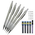 1-12Pcs 0.3 0.5 0.7 0.9 1.3 2.0mm HB Replacement Refill Leads Refill for Mechanical Pencil Drawing Automatic Pencils Stationery.
