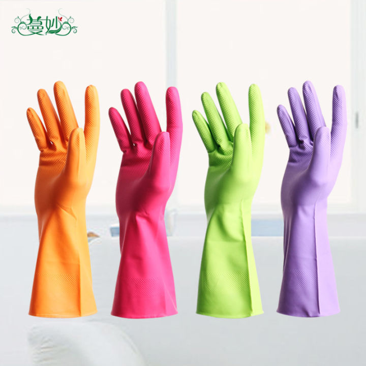 Manmiao MH300 Thin Anti cutting and Odor Free Aili Adhesive Cohesive Synthetic Latex Household Gloves