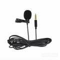 3.5mm Mini Microphone for Smartphone and Audio Devices, Clear Sound, Universal Compatibility, Black.