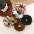 1 pair rubber hair band for Women- Fluffy Hair band. 