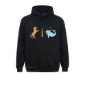Venn Diagram Unicorn Narwhal Same Difference Graphic Hoodie Hoodies Fashionable Customized Mens Sweatshirts Moto Biker Clothes. 