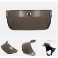 SL Motorcycle Helmet Sun Shade Protector 3 Snap-Button Retro Open Face Flip Up Down Shield Visor Modified Parts. 