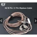 KZ Headphone Cable 3.5mm 2 Pin 0.75 Updated Replace Dedicated Headphones Replacement Audio Cable. 