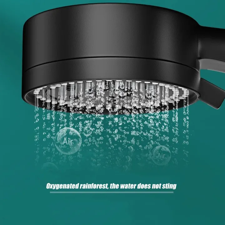 8%20Modes%20High-Pressure%20Shower%20Head%20Fall%20Resistance%20Black%20Handheld%20Showerhead%20Water%20Saving%20Bathroom%20Shower%20Accessories%20-%20Image%202