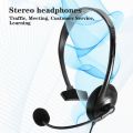 Call Center Wired Headset With Microphone Telephone Operator Headphone Noise Canceling for PC Computer Laptop Mobile Phones. 