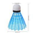 【Best Price Guaranteed】 Racket Sports Light-up LED Badminton Glowing Lighting Balls Luminous Badminton Balls Lightweight Nylon Lighting Shuttlecocks Outdoor Game.