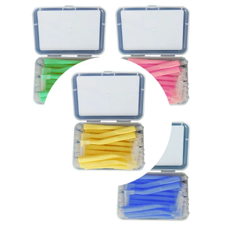.ASUS%20L%20Shape%20Push-Pull%20Interdental%20Brush%2020Pcs/Box%20Oral%20Care%20Teeth%20Whitening%20Dental%20Tooth%20Pick%20Tooth%20Orthodontic%20Toothpick%20Toothbrush%20Yellow%20-%20Image%205
