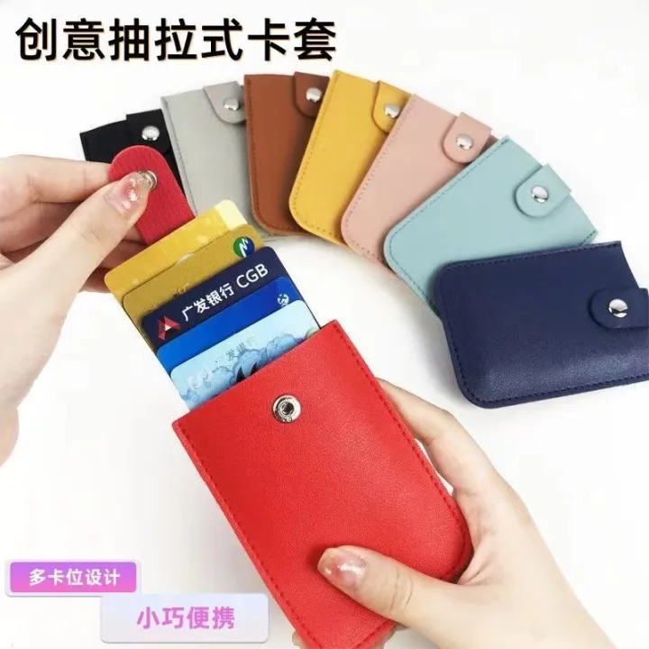 5%20Slot%20PU%20Leather%20Ultra-Thin%20Mini%20Design%20Card%20Holder%20-Black%20-%20Image%203
