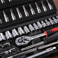 46 PCS Socket Ratchet Car Repair Tool Wrench Set Socket Ratchet Carbon Steel Ratchet Pawl Socket Spanner Screwdriver Bike Repair Tool Kit. 