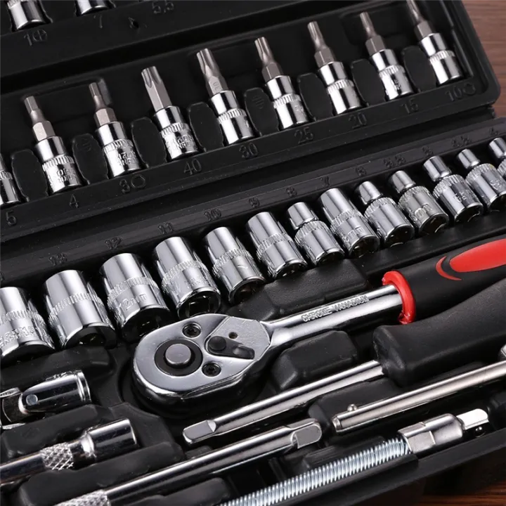 46%20PCS%20Socket%20Ratchet%20Car%20Repair%20Tool%20Wrench%20Set%20Socket%20Ratchet%20Carbon%20Steel%20Head%20Ratchet%20Pawl%20Socket%20Spanner%20Screwdriver%20Bike%20Repair%20Tool%20Kit%20-%20Image%203