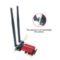2.4G/ 5G Dual Band Intel 7260AC Built-in Wireless PCI-E Card For Desktop PC 1200Mbps Bluetooth 4.0 Stability PCi Express Wifi Adapter Hudduo. 
