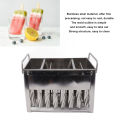 40Pcs Stainless Steel Ice Cream Mold Simple Cleaning 40 Cavities Ice. 