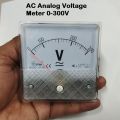 VOLTAGE Meter AC Analog Voltage Meter 0-300V Gauge Square Panel AC 0-300V Volt Voltage Meter 300V Analog Panel Volt Voltage Meter 85L1 For AC 220V Line Powerpoints Switches & Savers. 