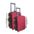 Two piece trolley luggage bag set easy size trolley bag 8 wheel. 