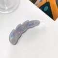 Korean Simple Banana Ponytail Hair Clips Flowers Ponytail Holder Back Head Banana Clip Twisted Banana Hair Clips Colourful Leaves Ponytail Clip Large Plum Blossom Female Grip Clips At The Back of The Head Hair Accessories.