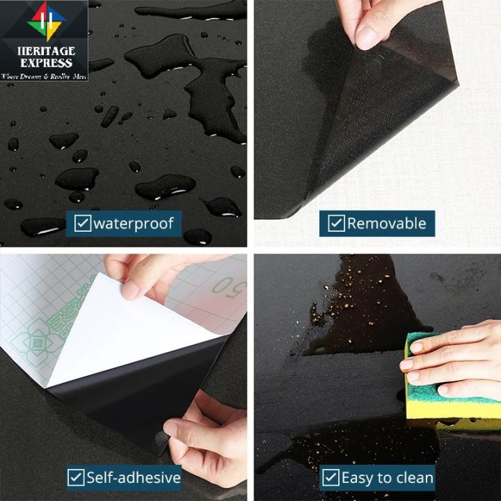 2M%20-%20Black%20Self-adhesive%20Wallpaper,%20Solid%20Color%20Glossy%20Film%20Wallpaper,%20Waterproof%20Washable%20Peel%20And%20Stick%20Contact%20Paper,%20Backdrop%20Appliances%20Furniture%20-%20Image%206