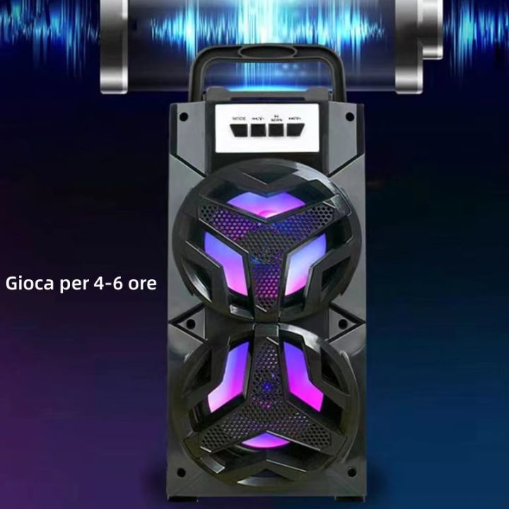 Caixa%20De%20Som%2010W%20Karaoke%20Outdoor%20Portable%20Sound%20Box%20Speaker%20Wireless%20Large%20Home%20Theater%20Bluetooth%20Party%20Speakers%20With%20Wired%20Mic%20-%20Image%202