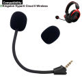 Replacement Game Mic 3.5mm Microphone For Hyperx Cloud 2 Ii Wireless Hhsc2x-Ba-Rd/g Gaming Headsets Headphones. 